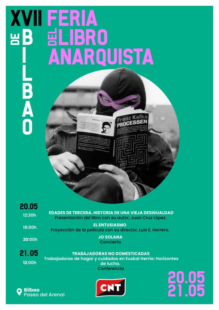XVII edición de la feria del libro anarquista en Bilbao