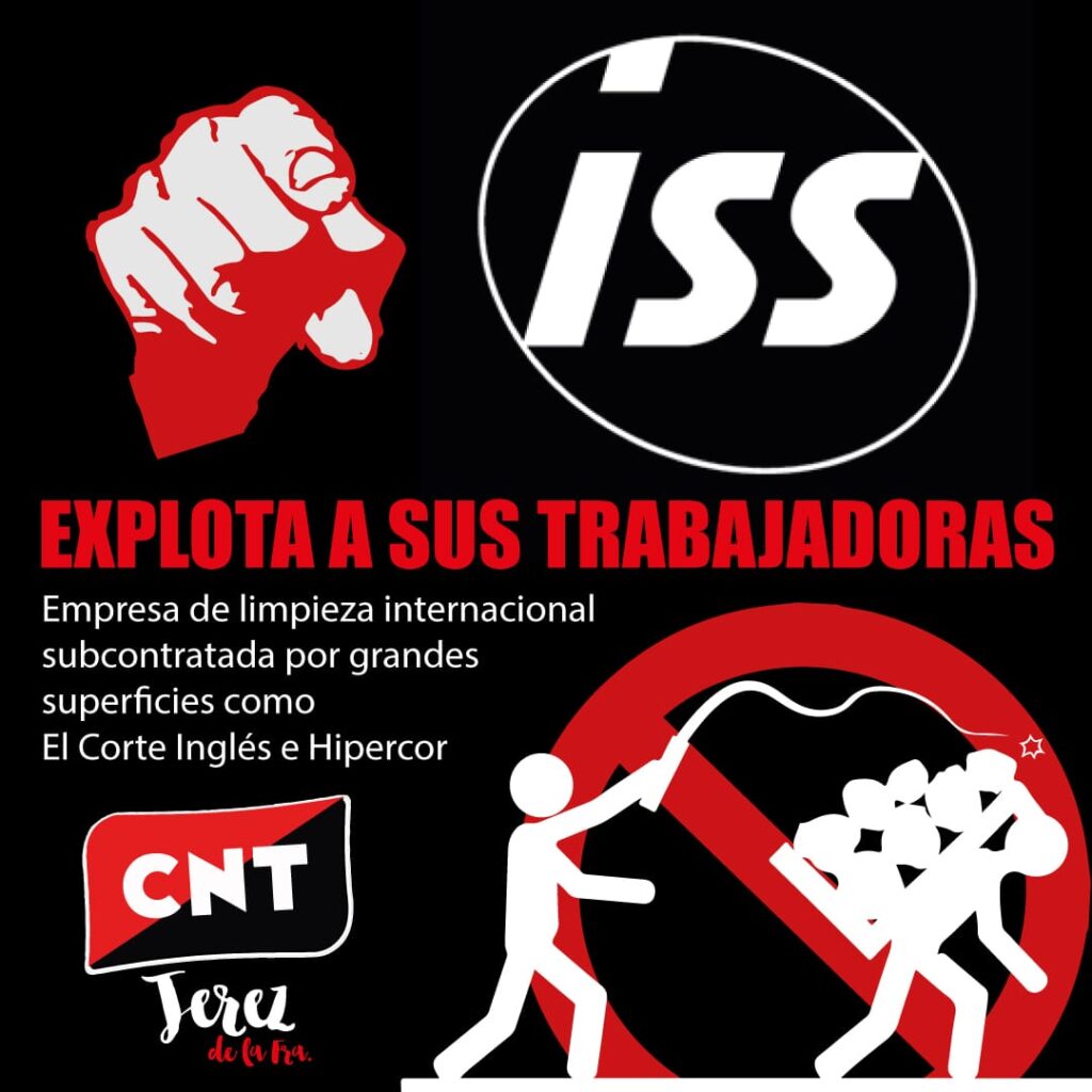 CNT Jerez denuncia ante la inspección de trabajo a la empresa ISS