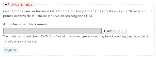 Añadir adjunto (imagen o documento)